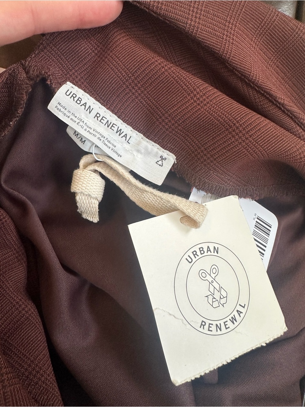 Urban Outfitters Chocolate Brown V-Neck Mini Dress - Picture 4 of 4